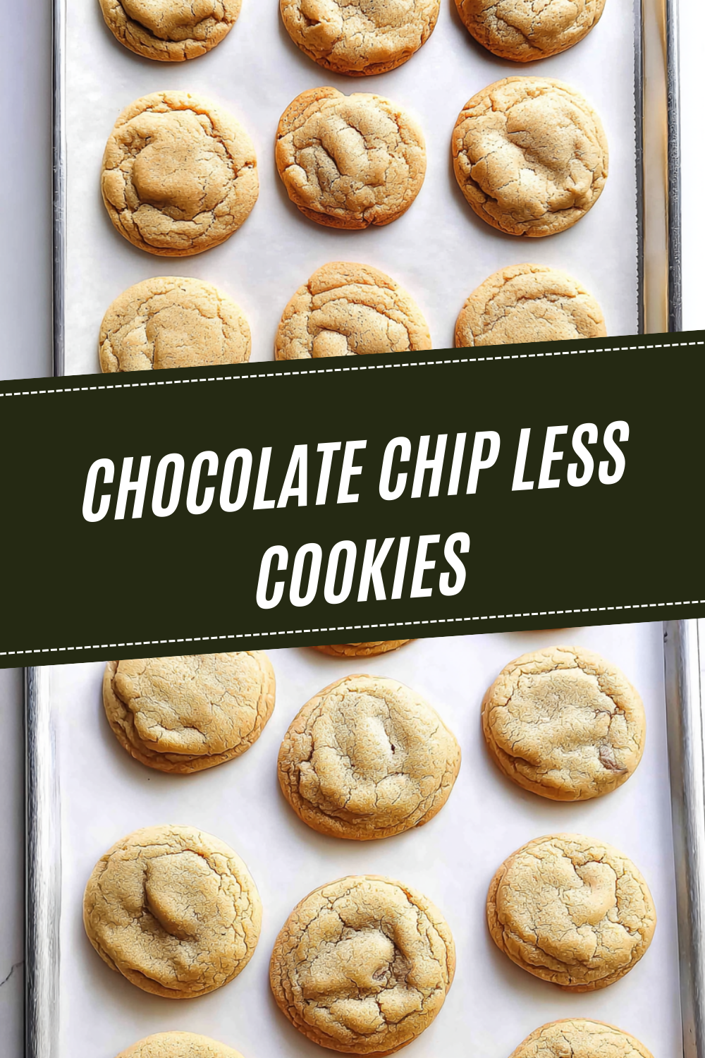 Chocolate Chip Less Cookies
