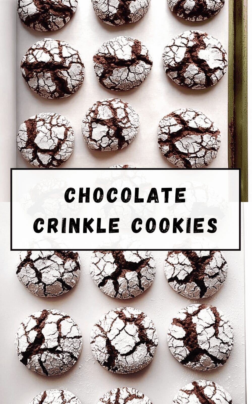 Chocolate Crinkle Cookies