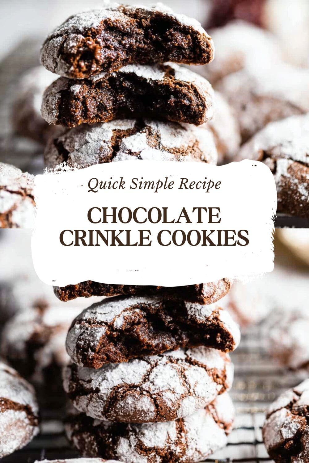Chocolate Crinkle Cookies
