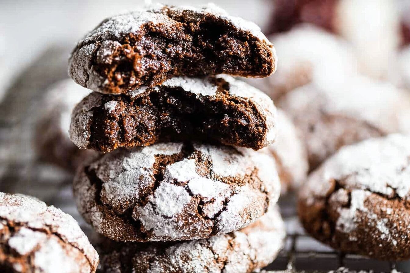 Chocolate Crinkle Cookies