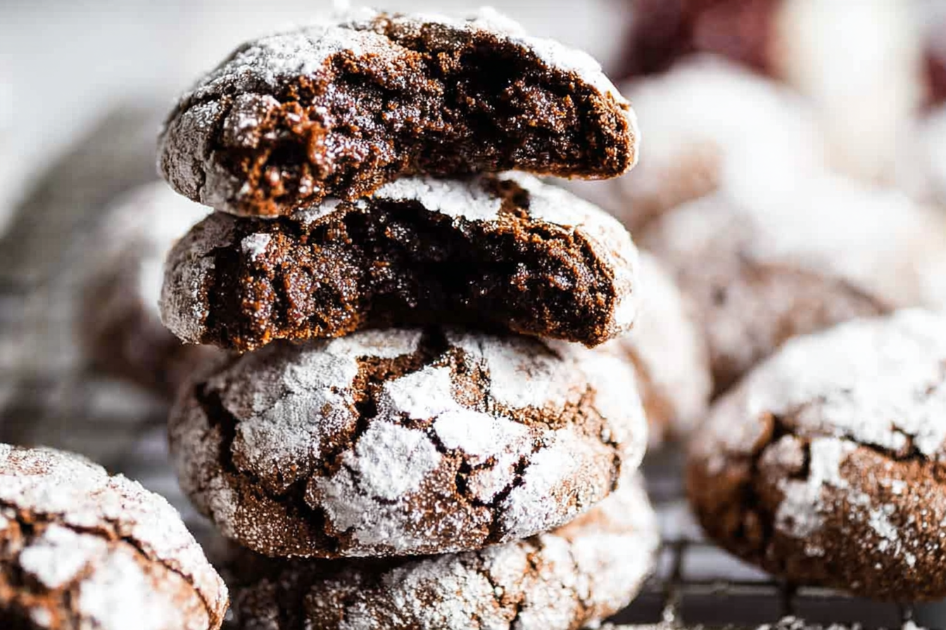 Chocolate Crinkle Cookies