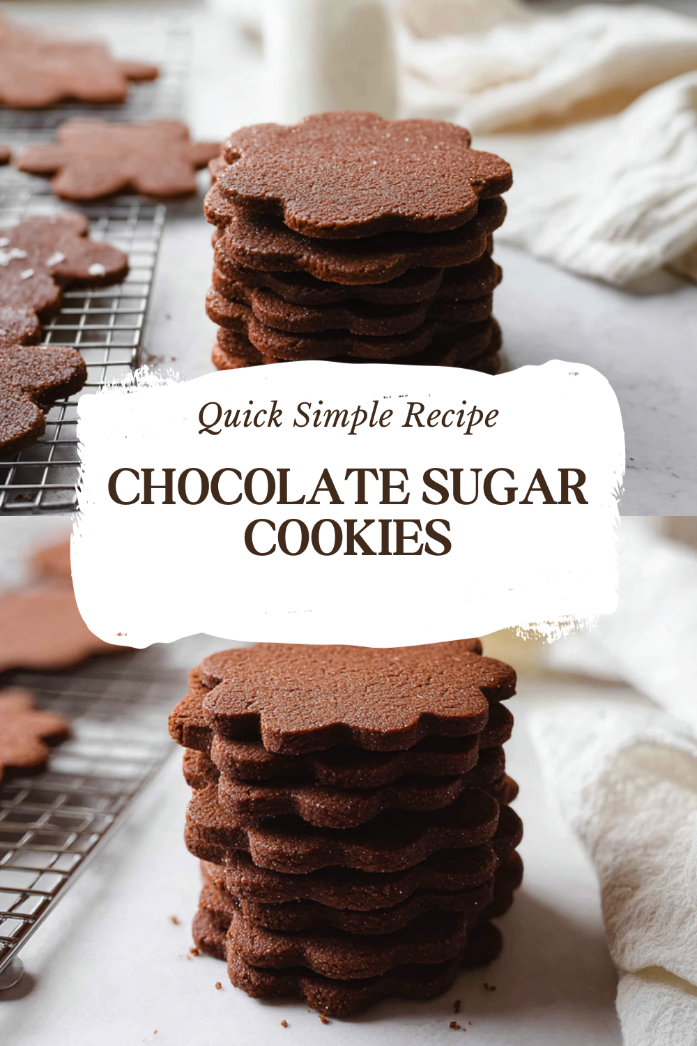 Chocolate Sugar Cookies