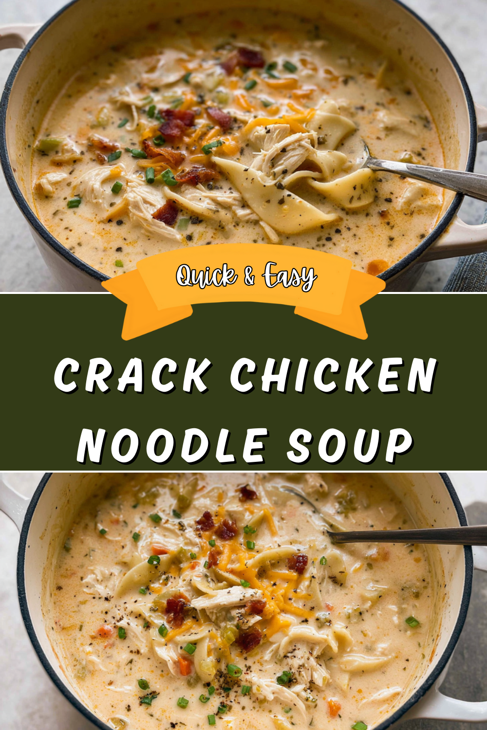 Crack Chicken Noodle Soup