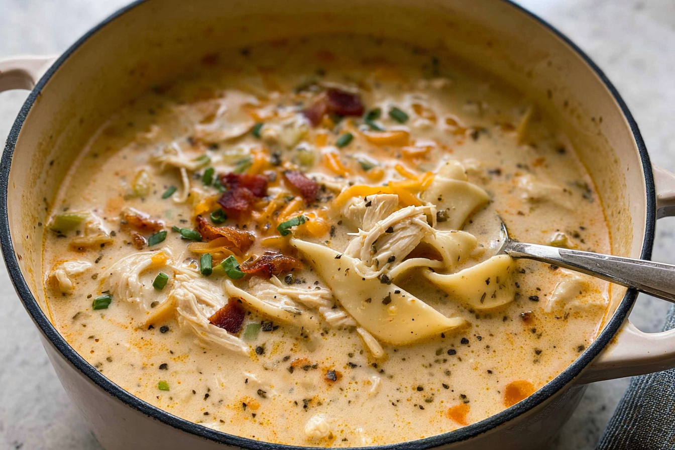 Crack Chicken Noodle Soup