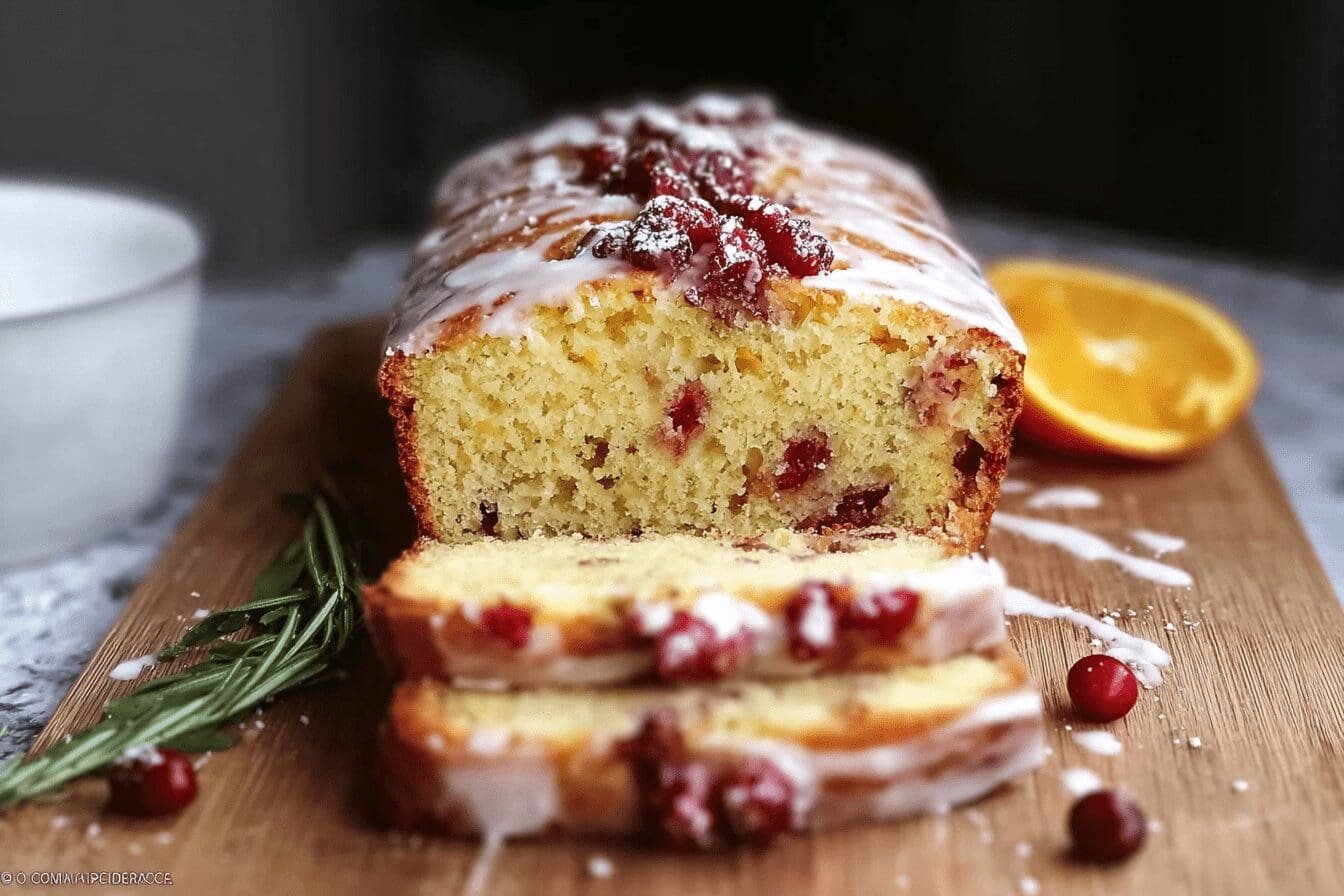 Cranberry Orange Pound Cake