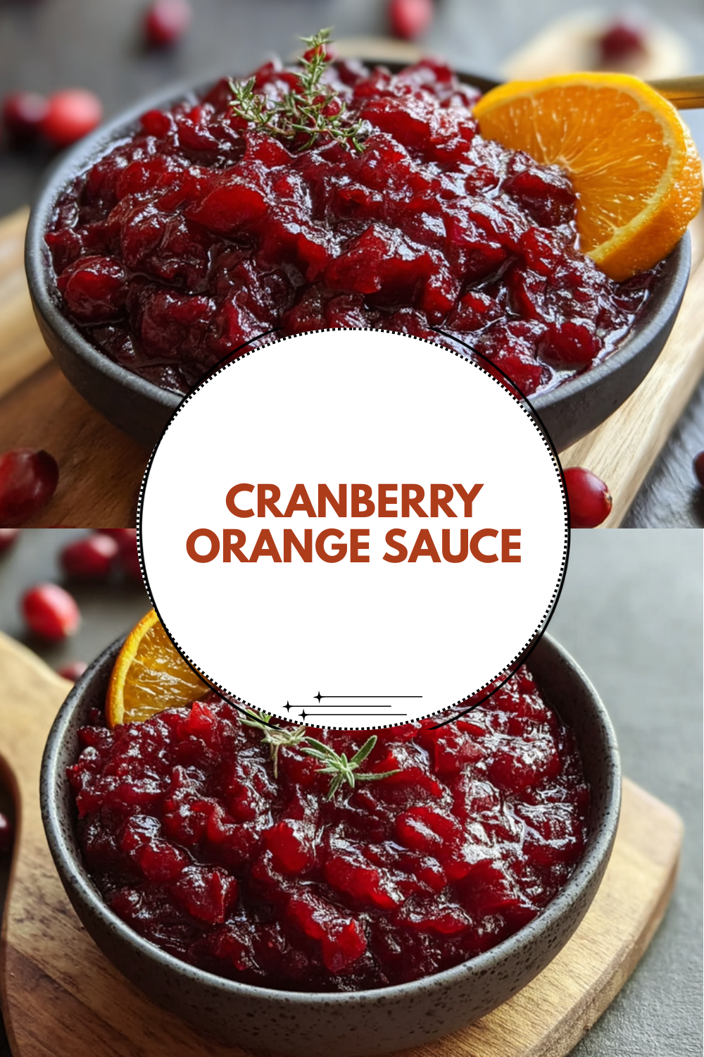 Cranberry Orange Sauce
