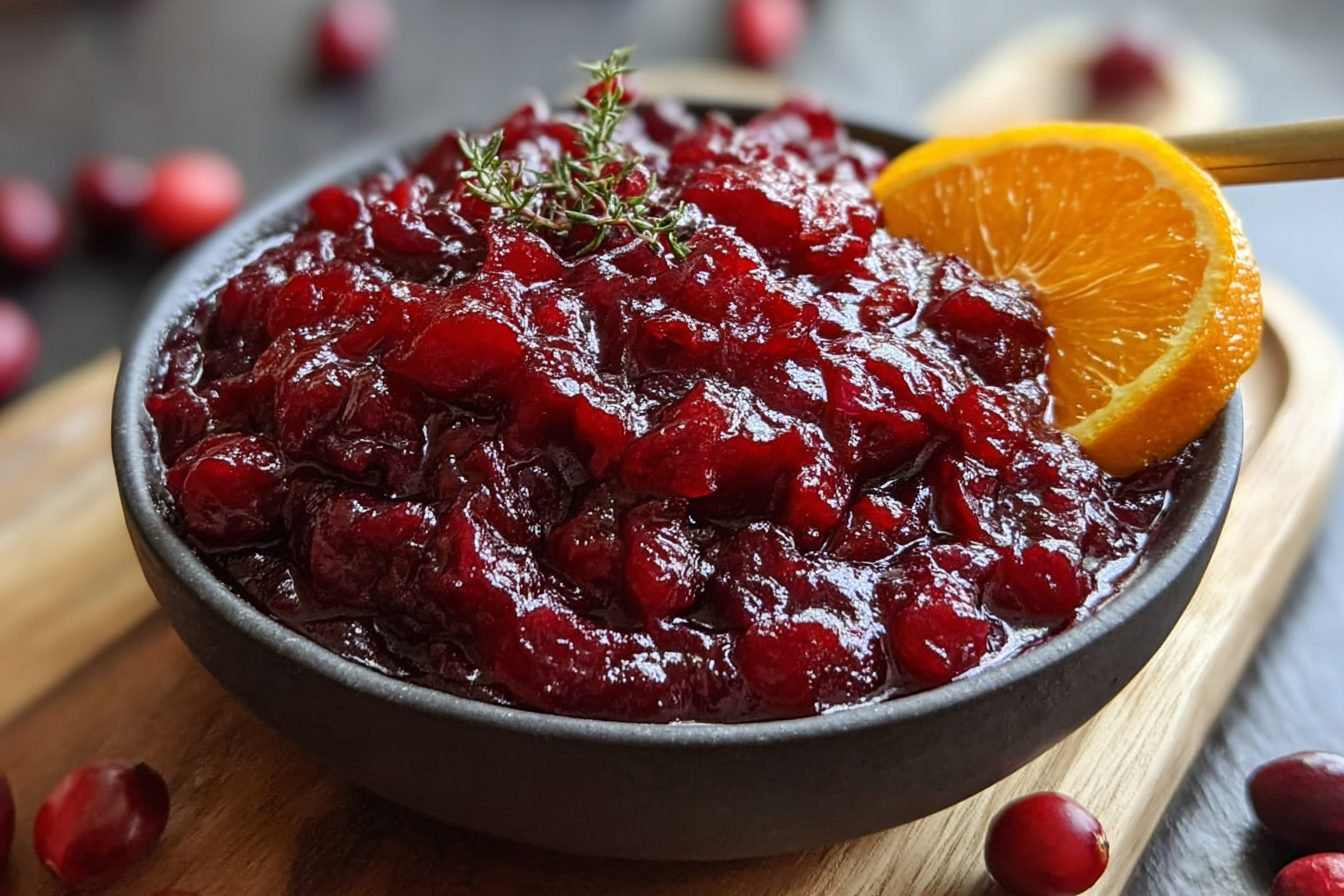 Cranberry Orange Sauce