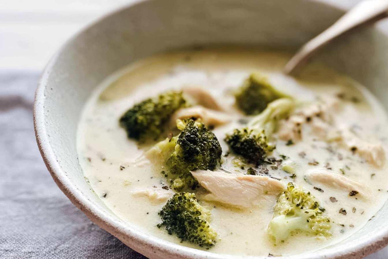 Creamy Chicken Broccoli Soup