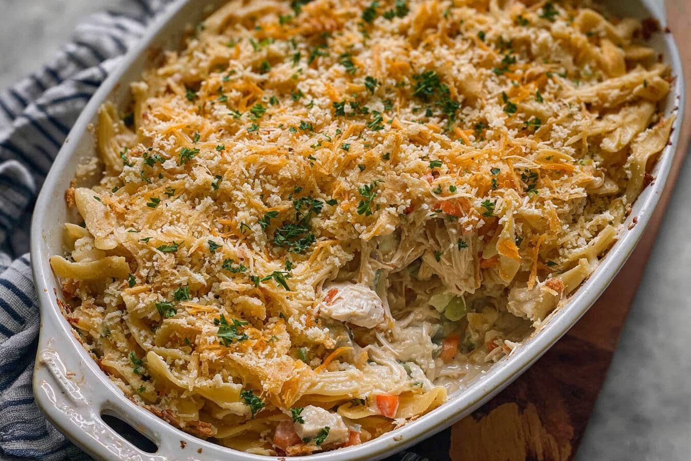Creamy Chicken Noodle Casserole