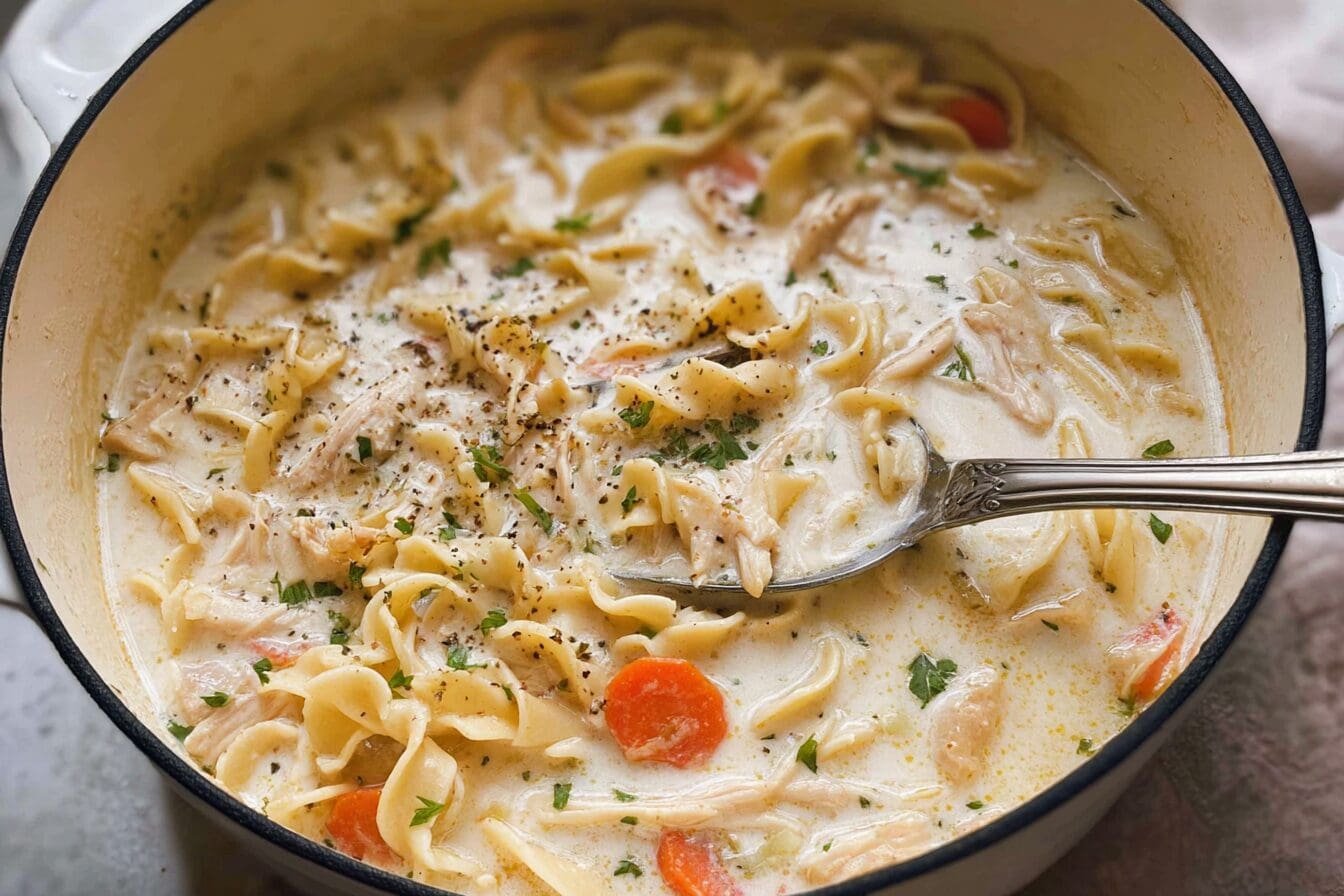 Creamy Chicken Noodle Soup