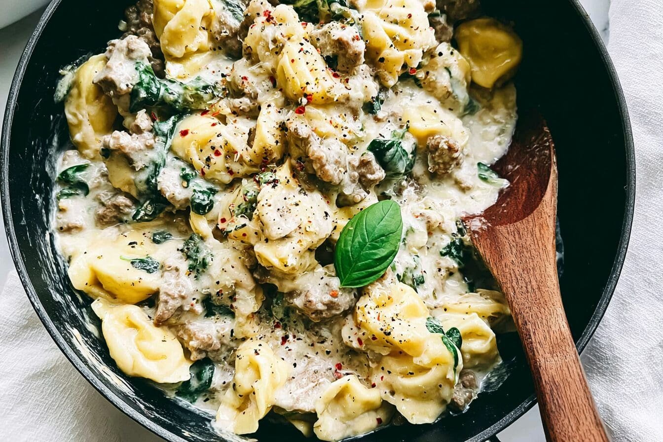 Creamy Sausage Tortellini
