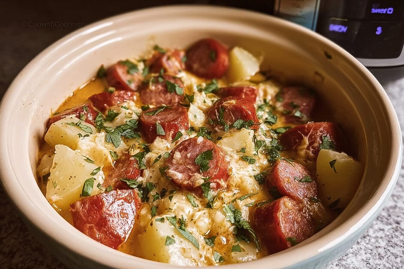 Crockpot Cheesy Kielbasa Dinner Recipe 48.png