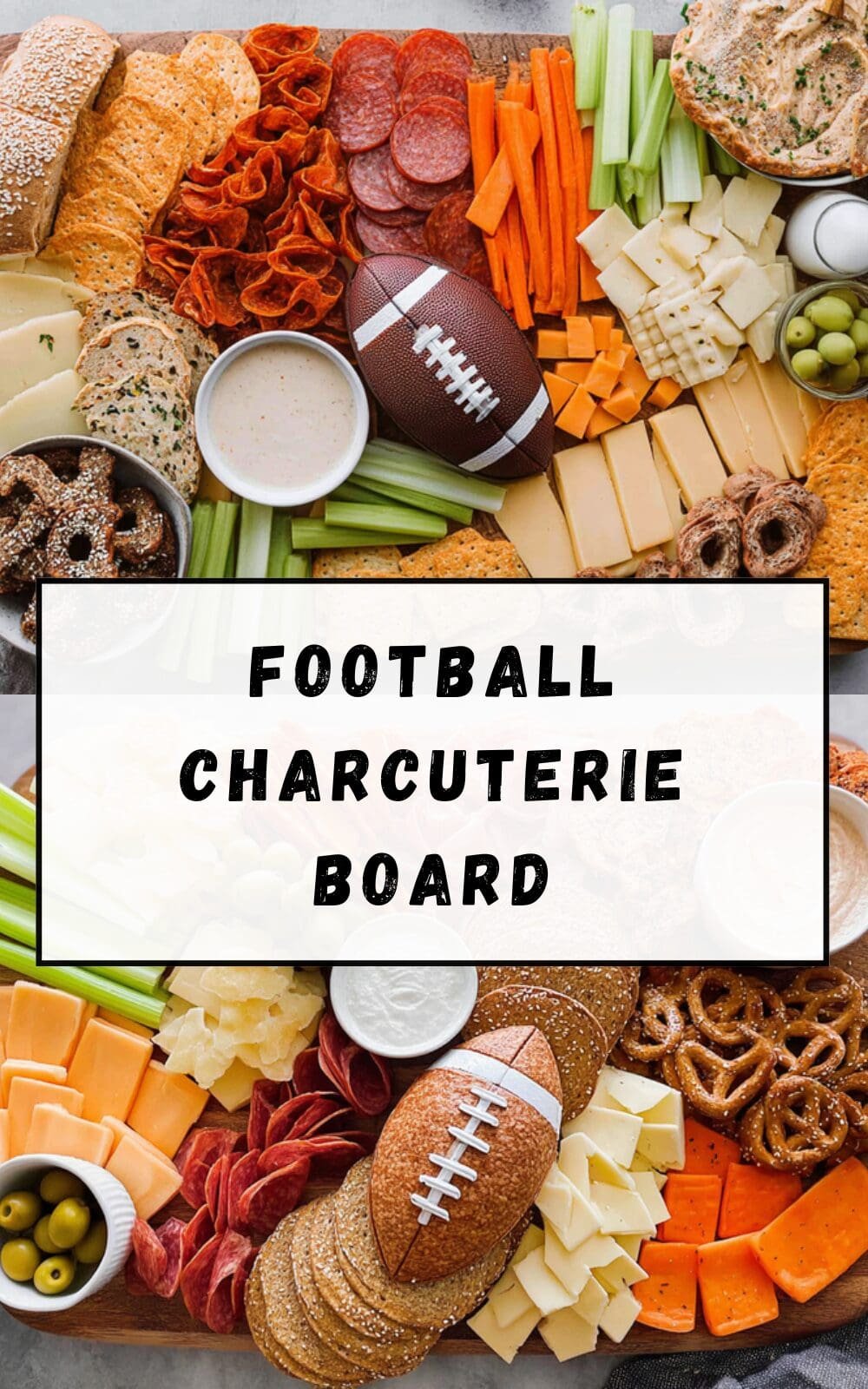 Football Charcuterie Board