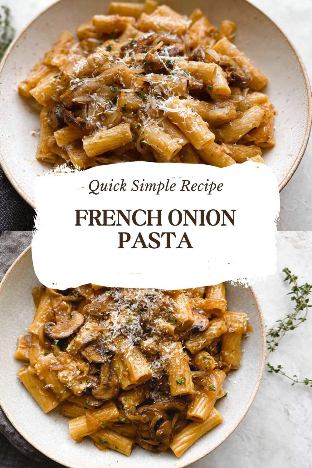 French Onion Pasta