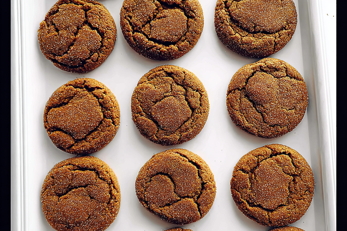 Ginger Molasses Cookies