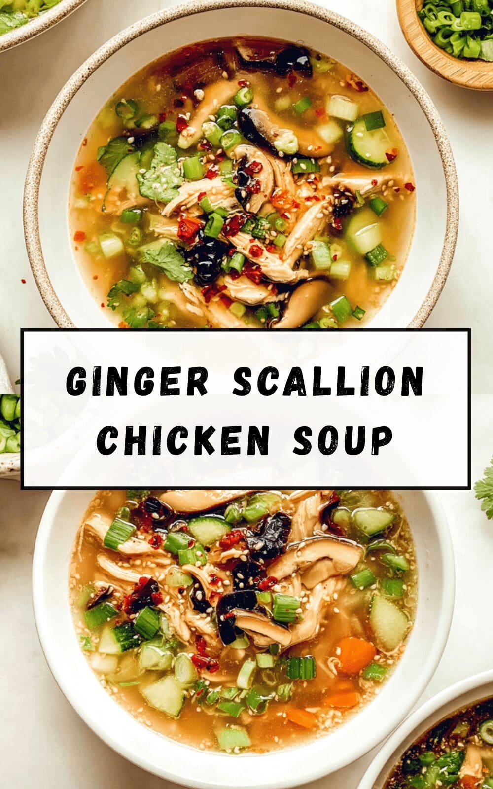Ginger Scallion Chicken Soup
