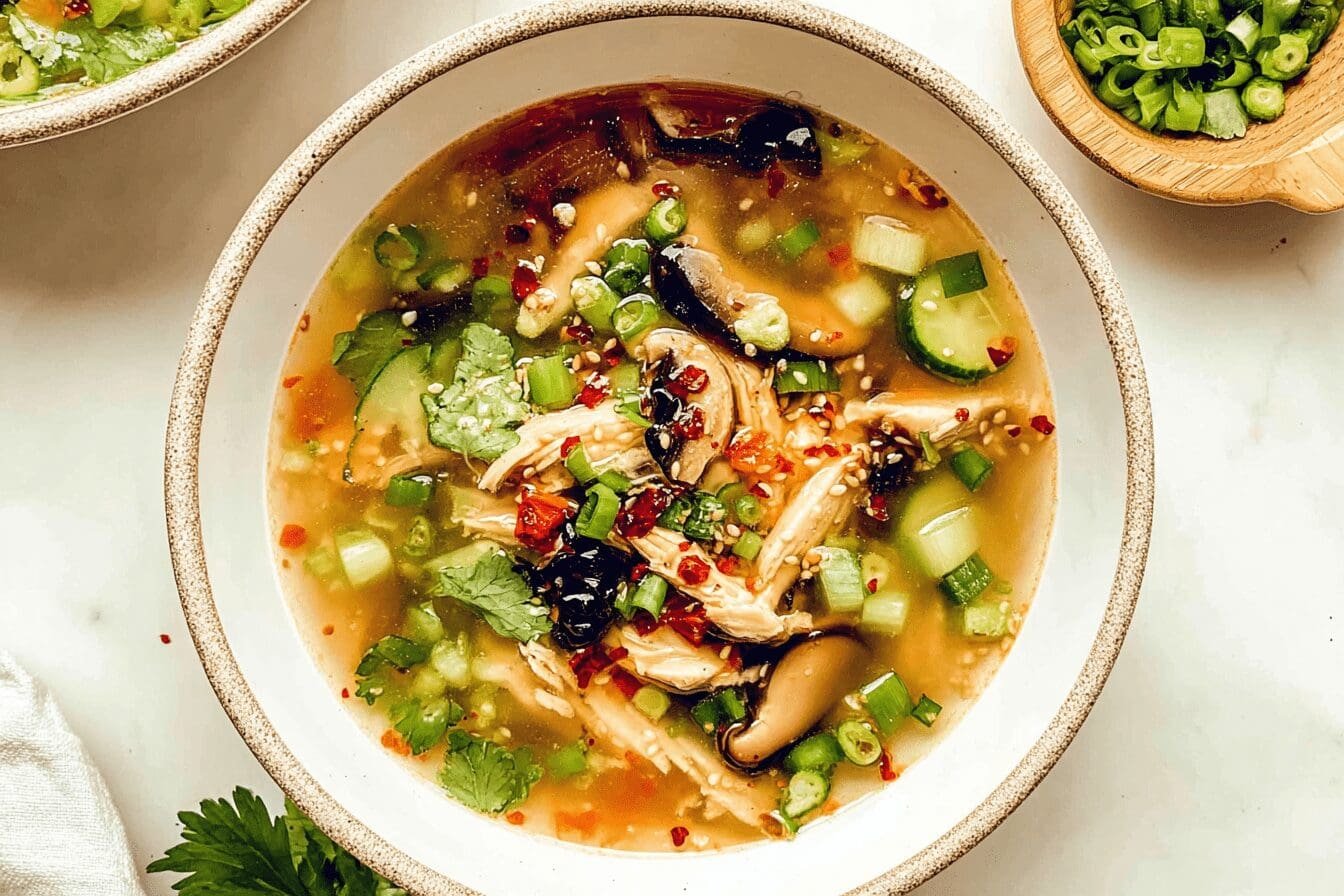 Ginger Scallion Chicken Soup