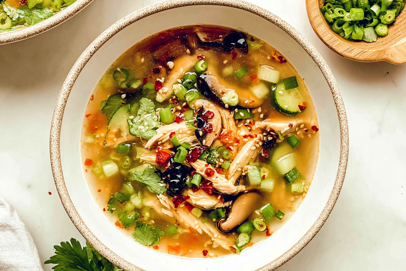 Ginger Scallion Chicken Soup