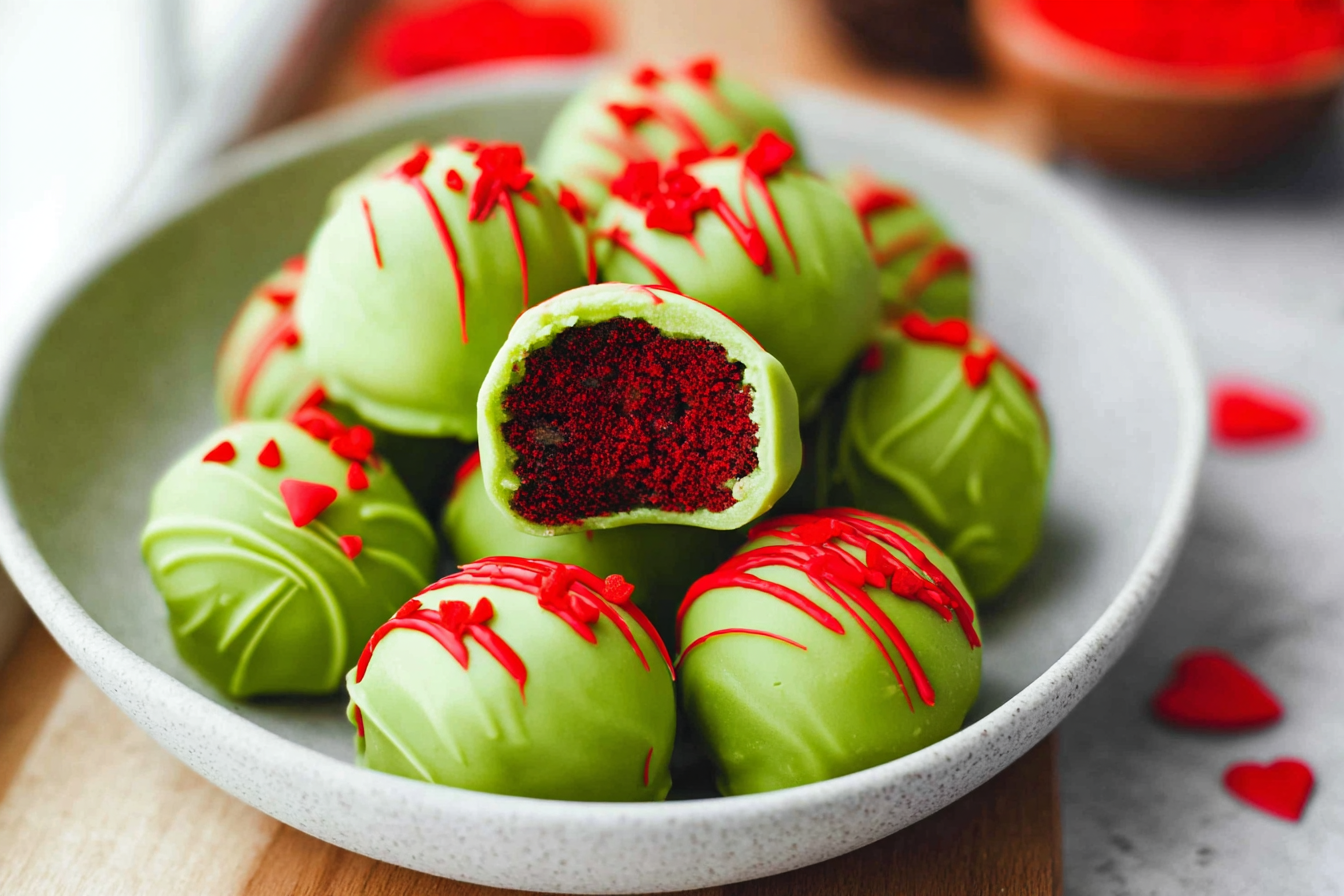Grinch Oreo Balls
