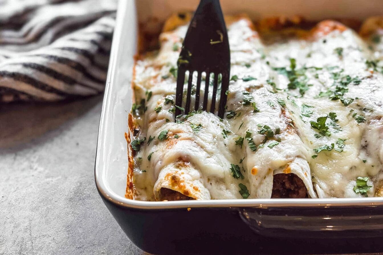 Ground Beef Enchiladas