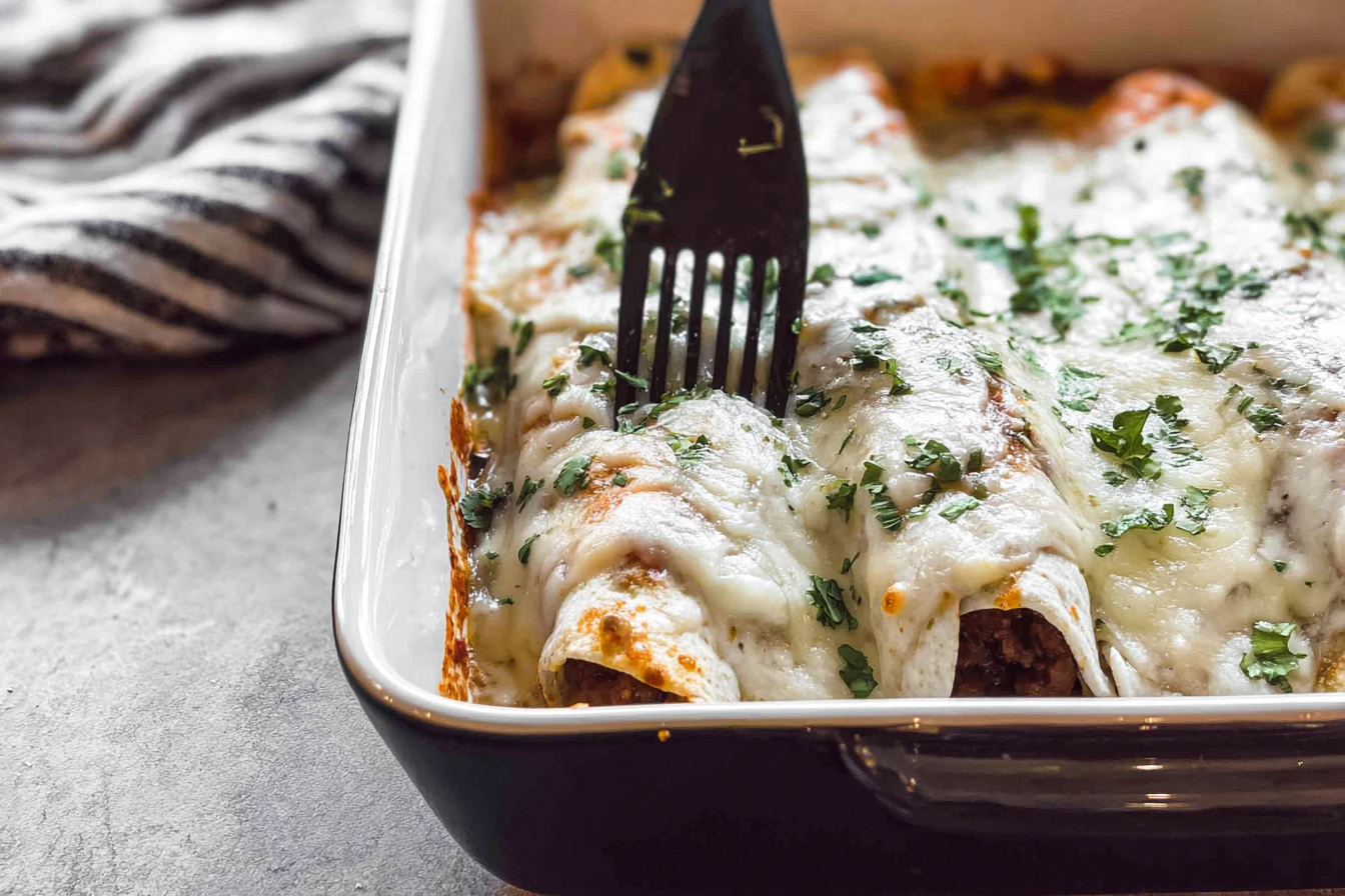 Ground Beef Enchiladas