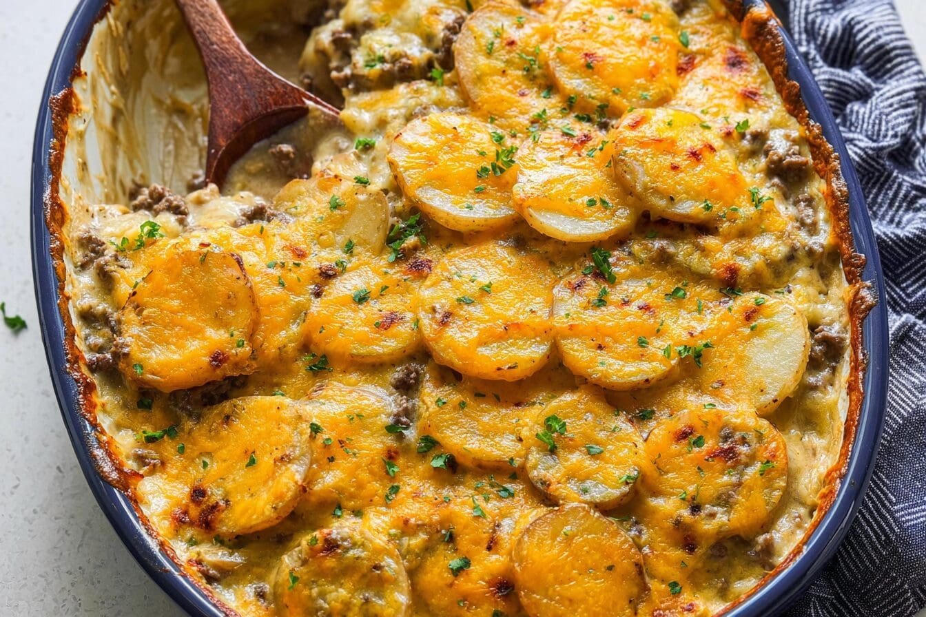 Hamburger Potato Casserole
