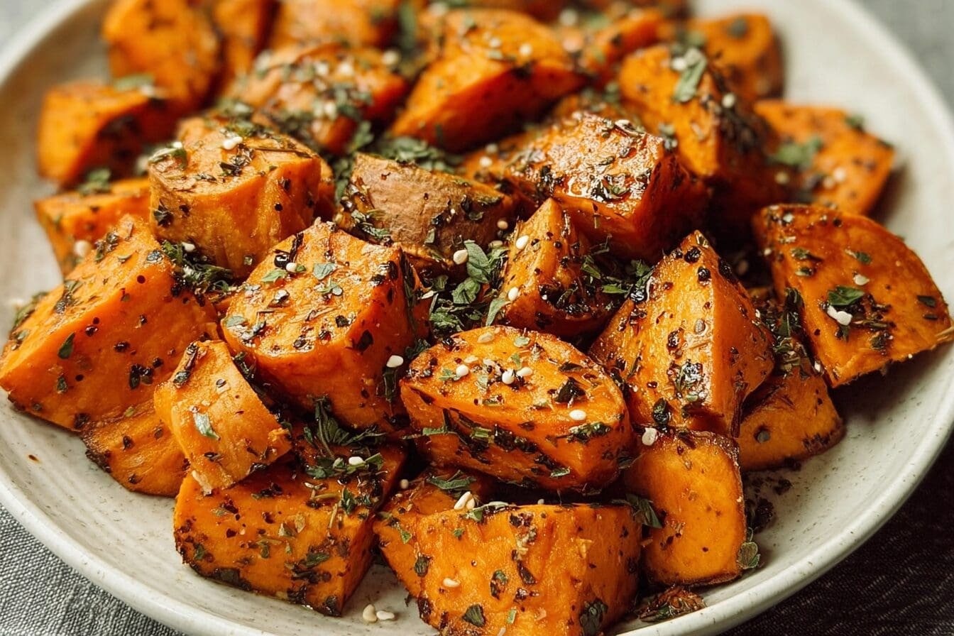 Herb Roasted Sweet Potatoes