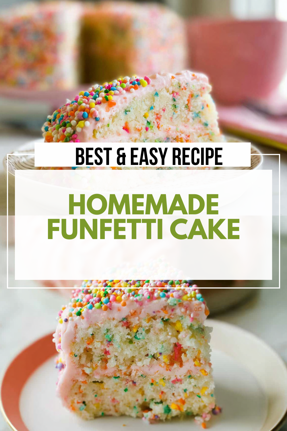Homemade Funfetti Cake