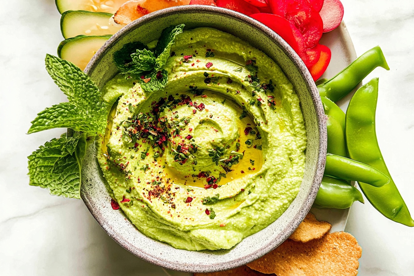 Mint Pea Hummus