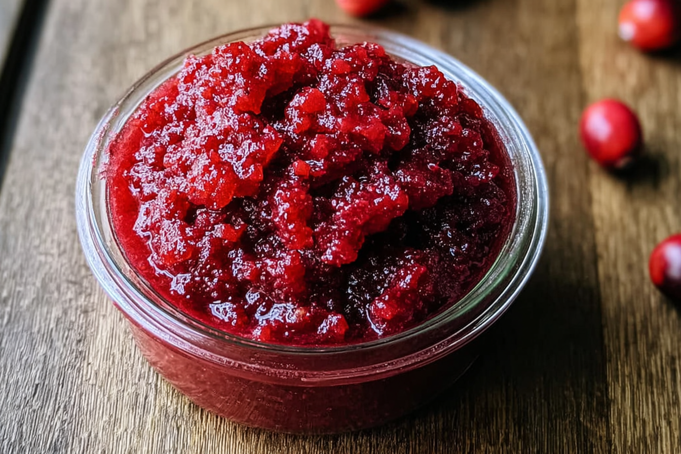No Cook Cranberry Sauce