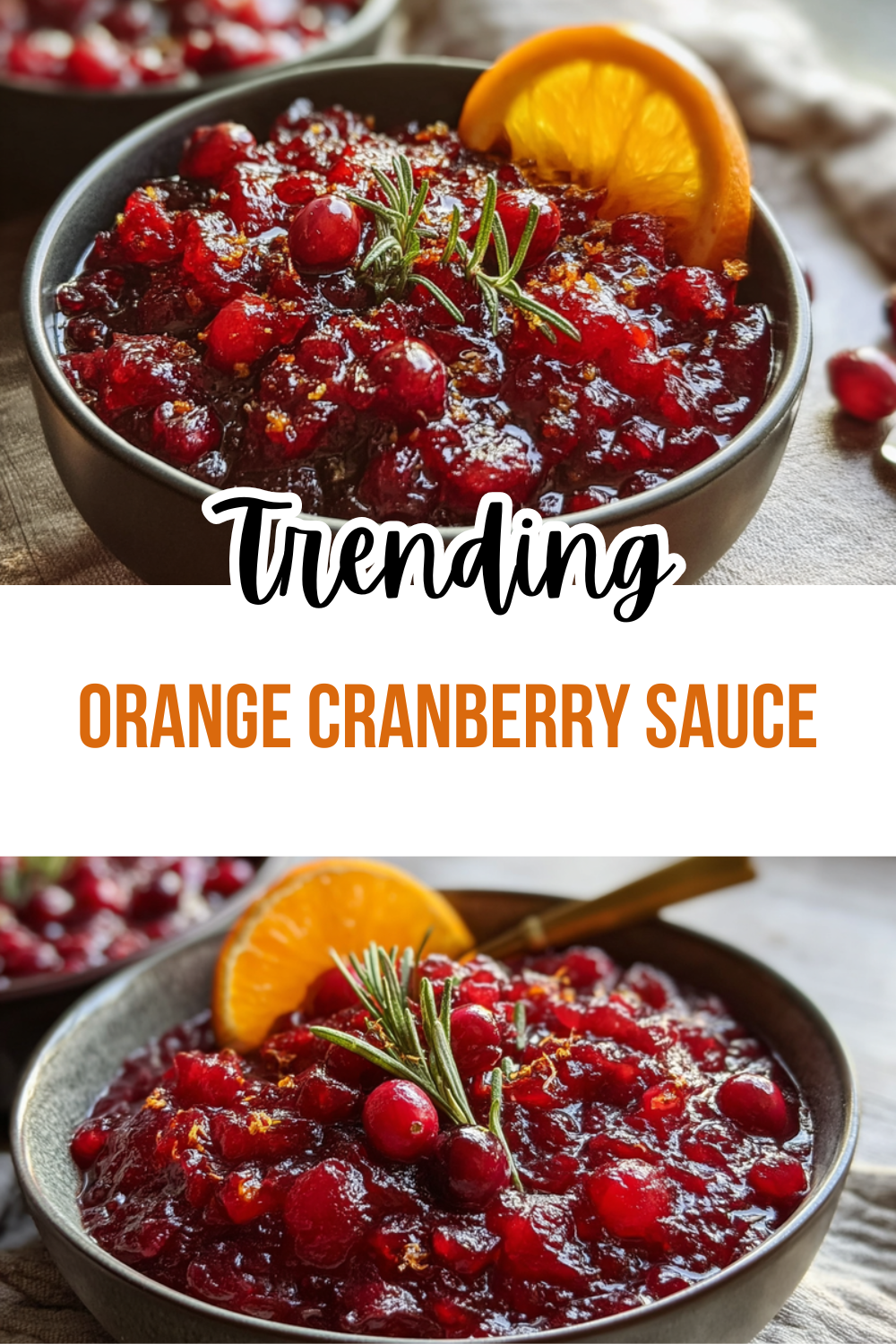 Orange Cranberry Sauce