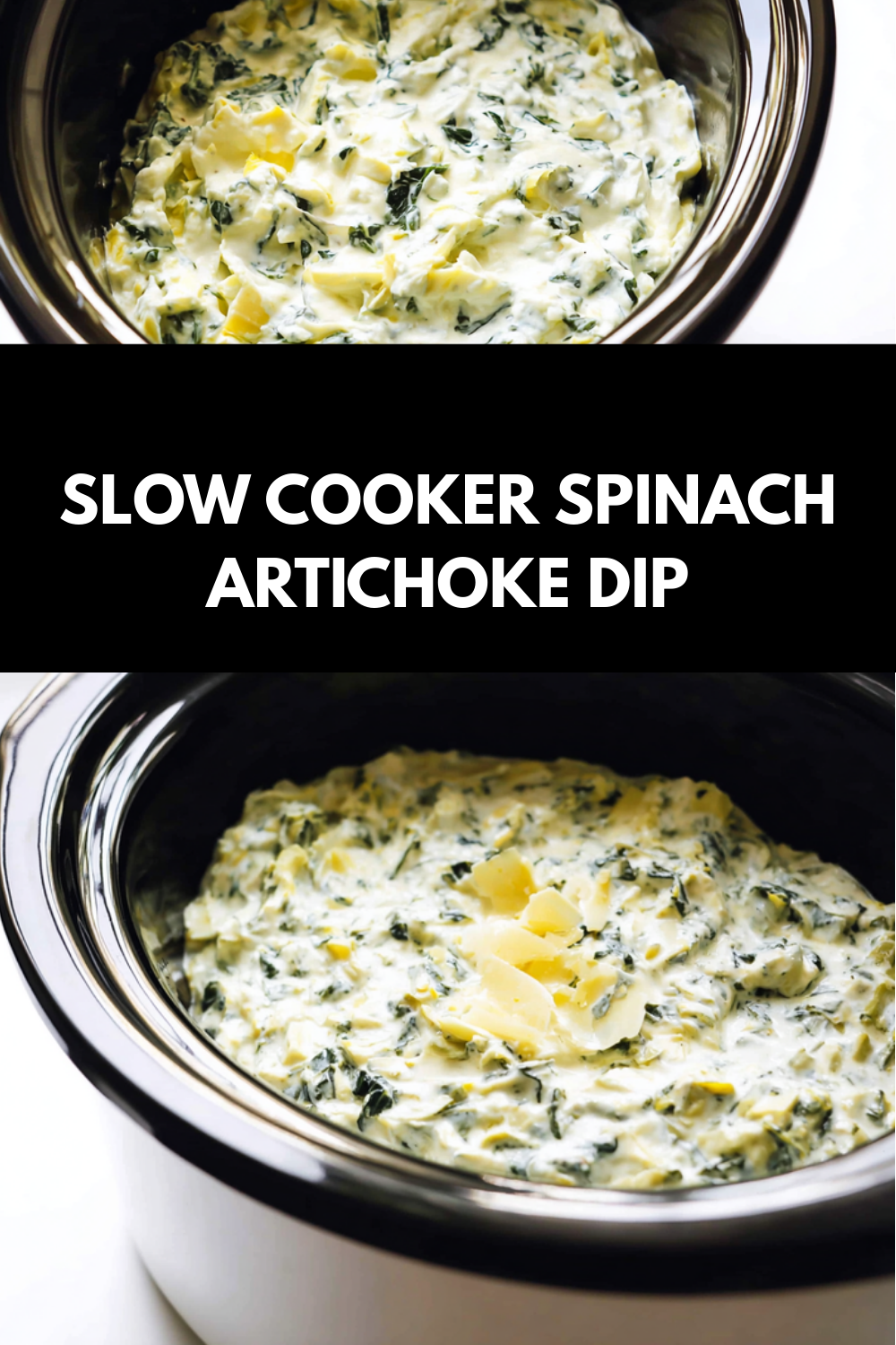 Slow Cooker Spinach Artichoke Dip