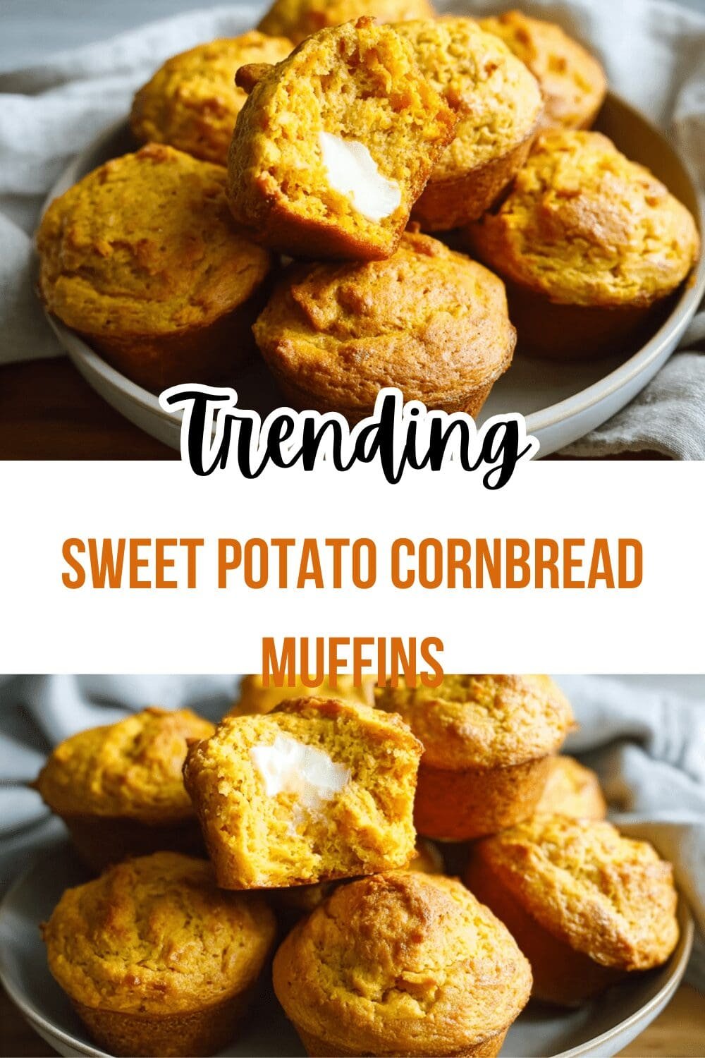 Sweet Potato Cornbread Muffins