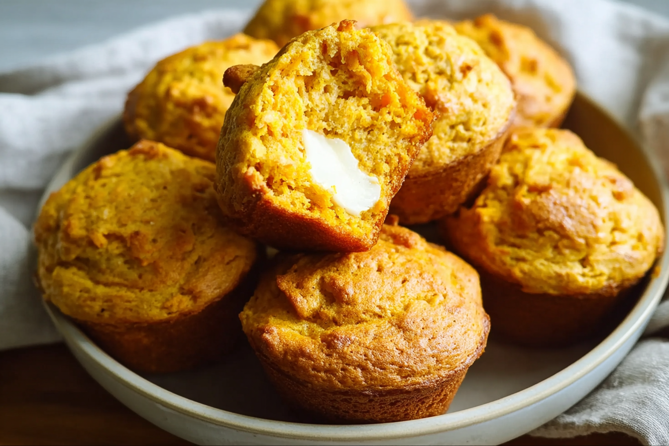 Sweet Potato Cornbread Muffins