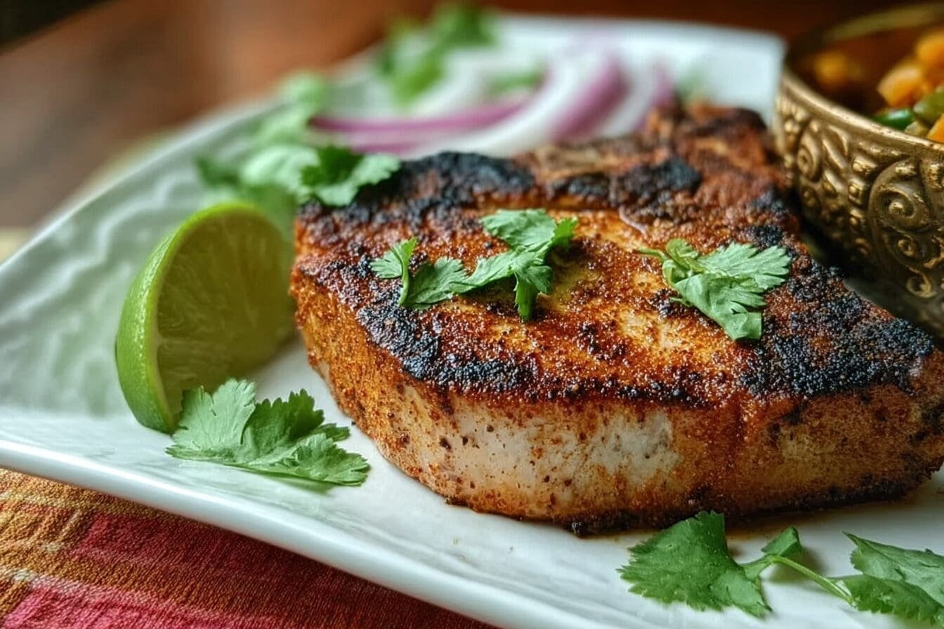 Taco Seasoned Pork Chops