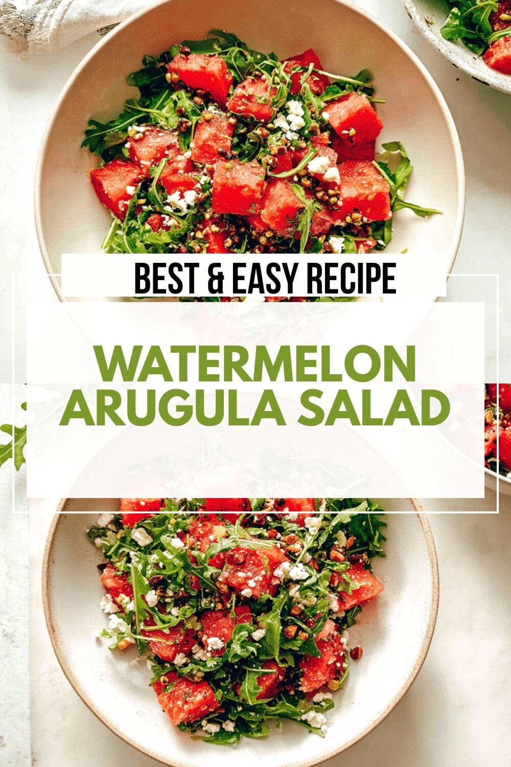 Watermelon Arugula Salad