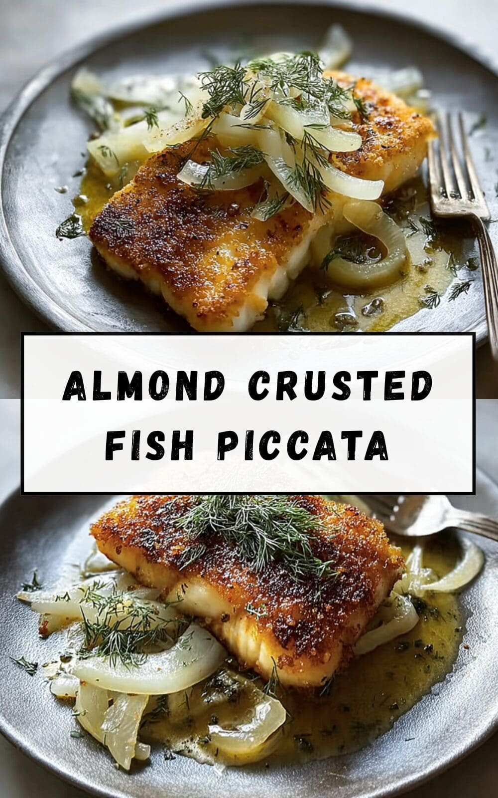 Almond Crusted Fish Piccata