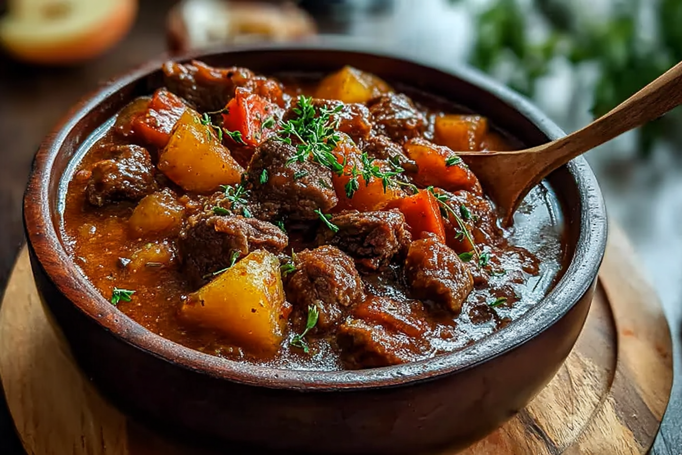 Apple Cider Beef Stew