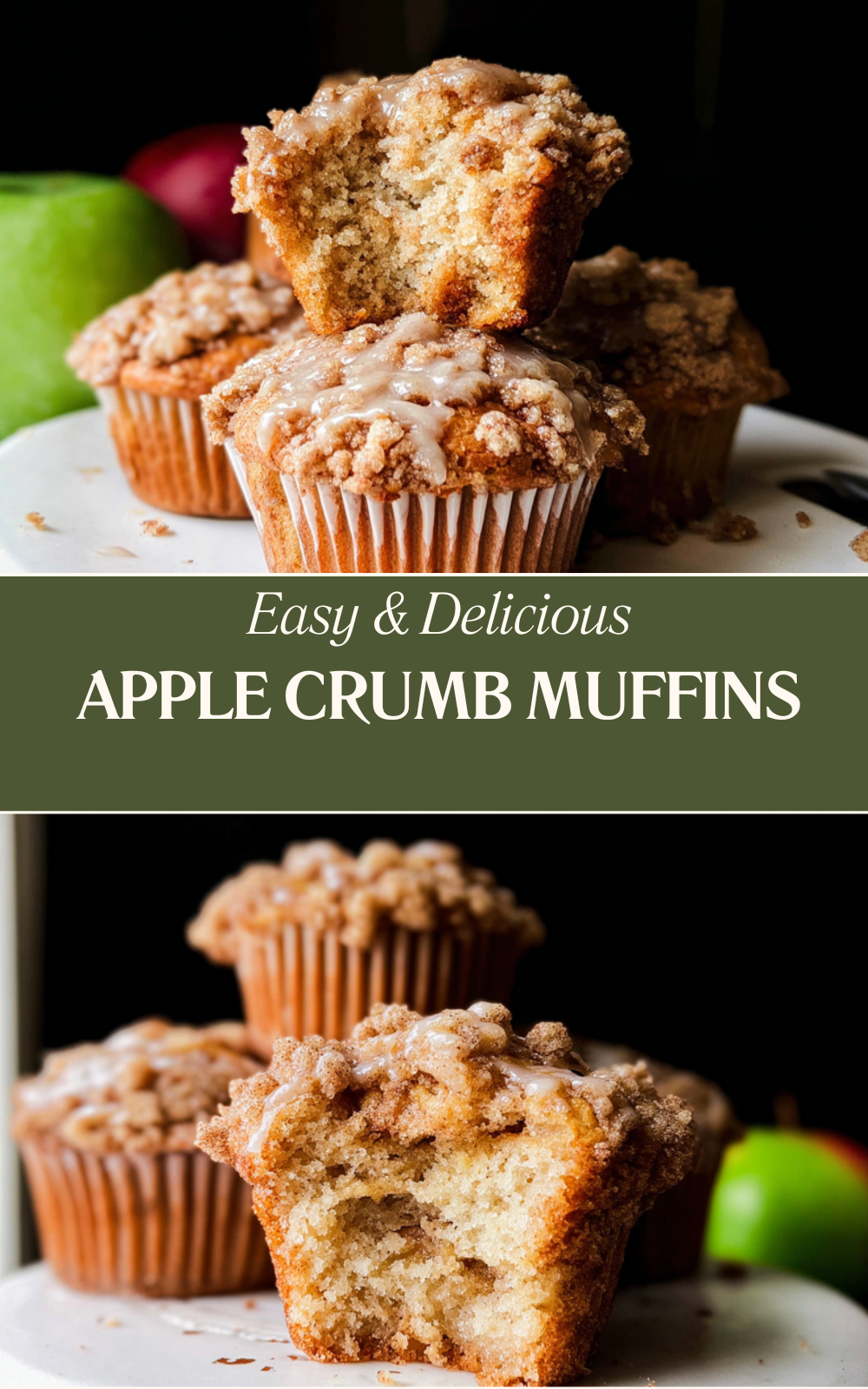 Apple Crumb Muffins