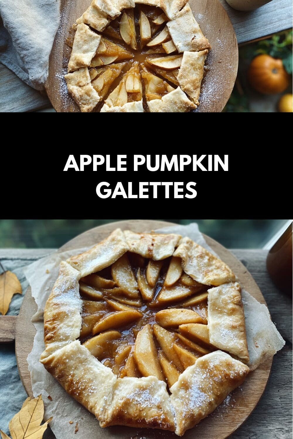 Apple Pumpkin Galettes