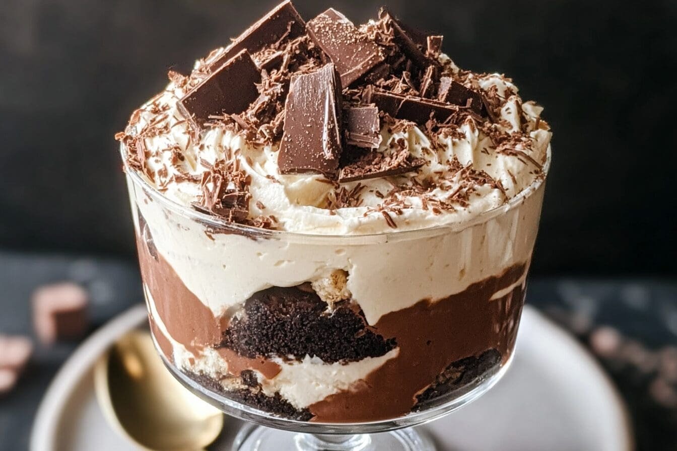 Baileys Chocolate Cheesecake Trifle