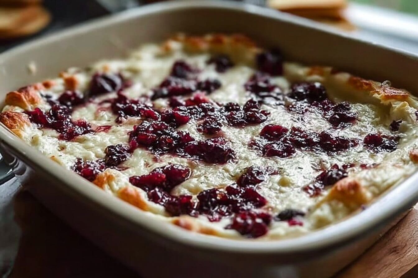 Baked Cranberry Cream Cheese Dip