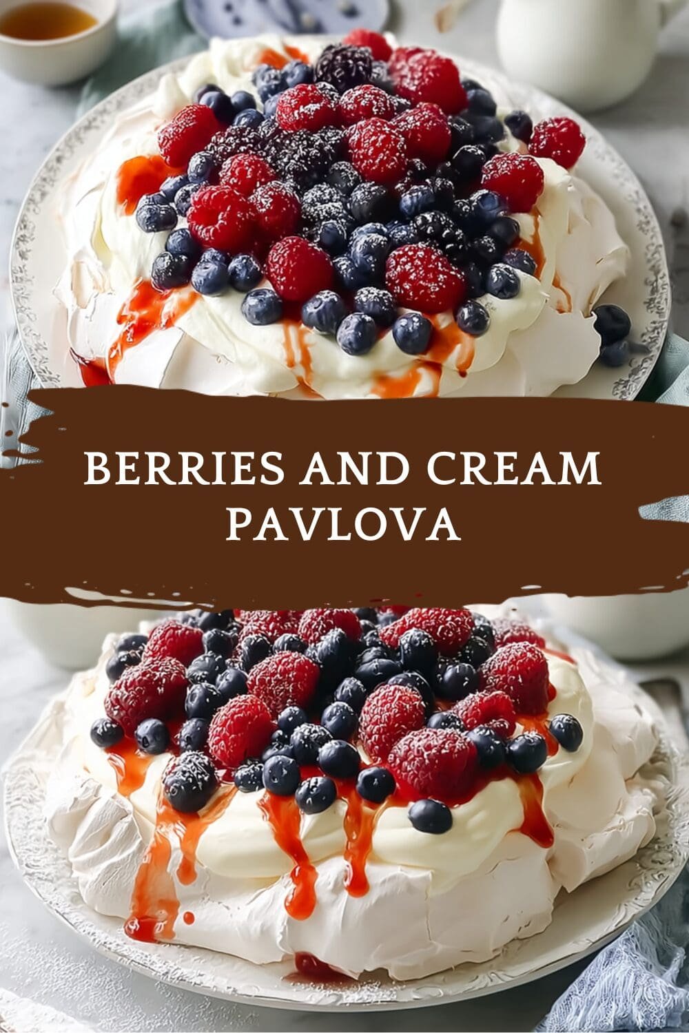 Berries And Cream Pavlova