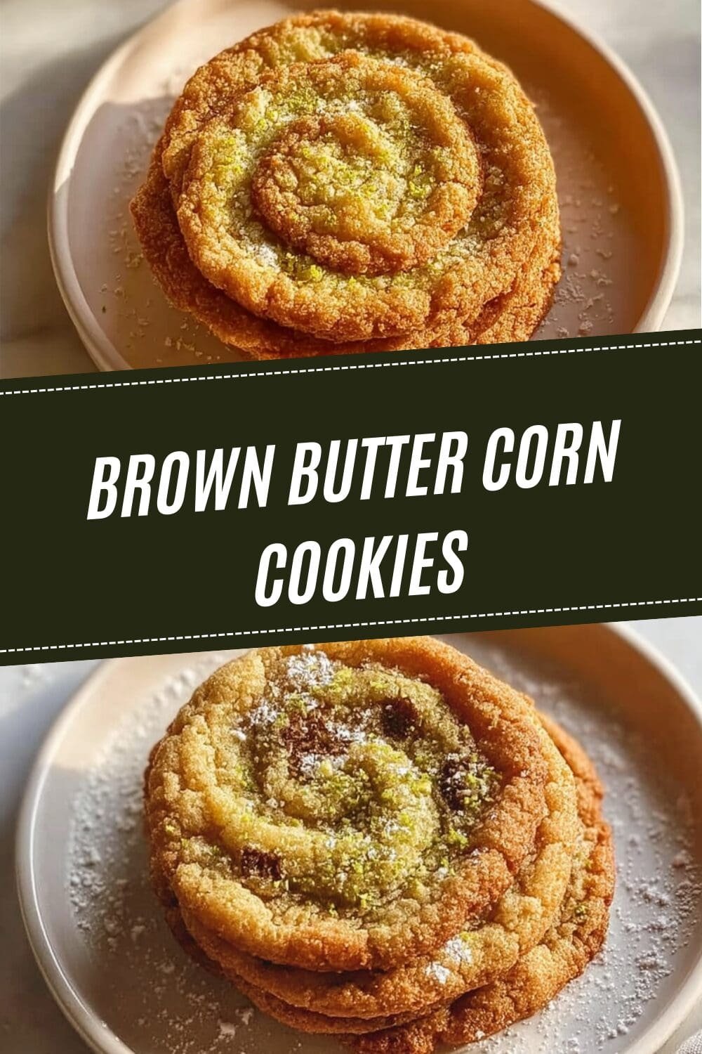 Brown Butter Corn Cookies