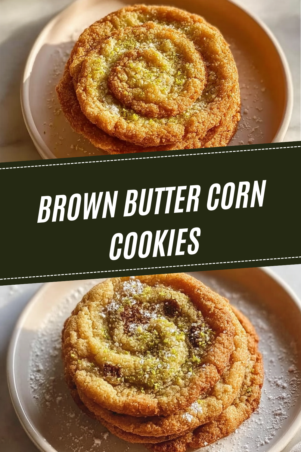 Brown Butter Corn Cookies