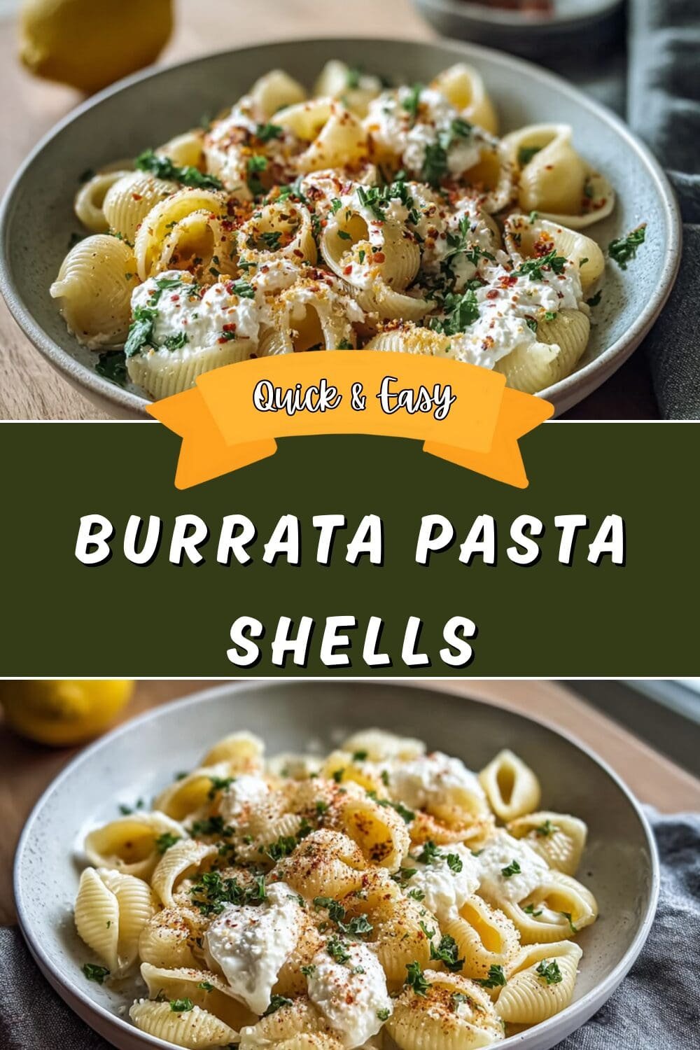 Burrata Pasta Shells