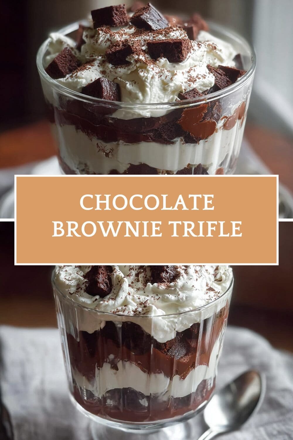 Chocolate Brownie Trifle