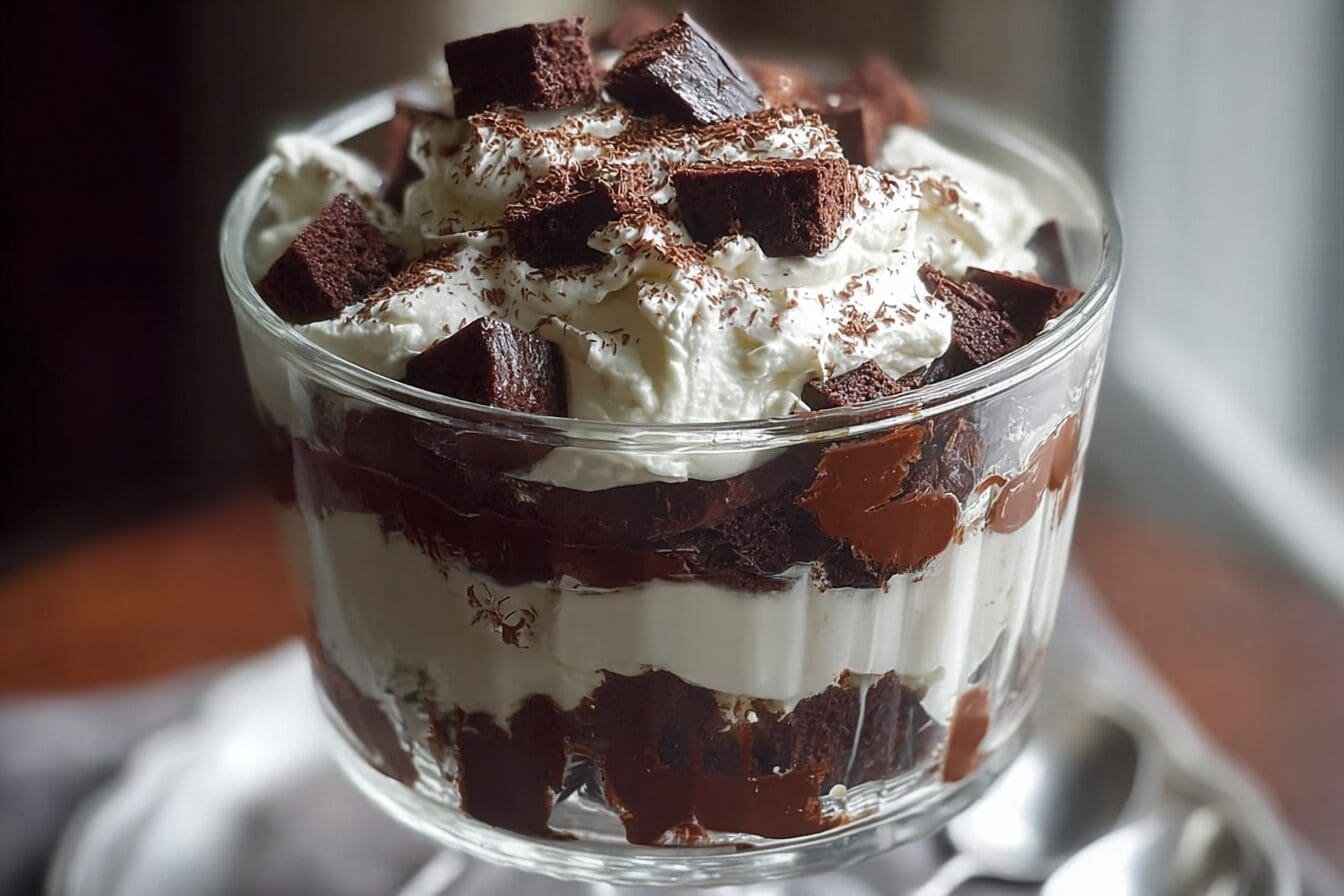 Chocolate Brownie Trifle