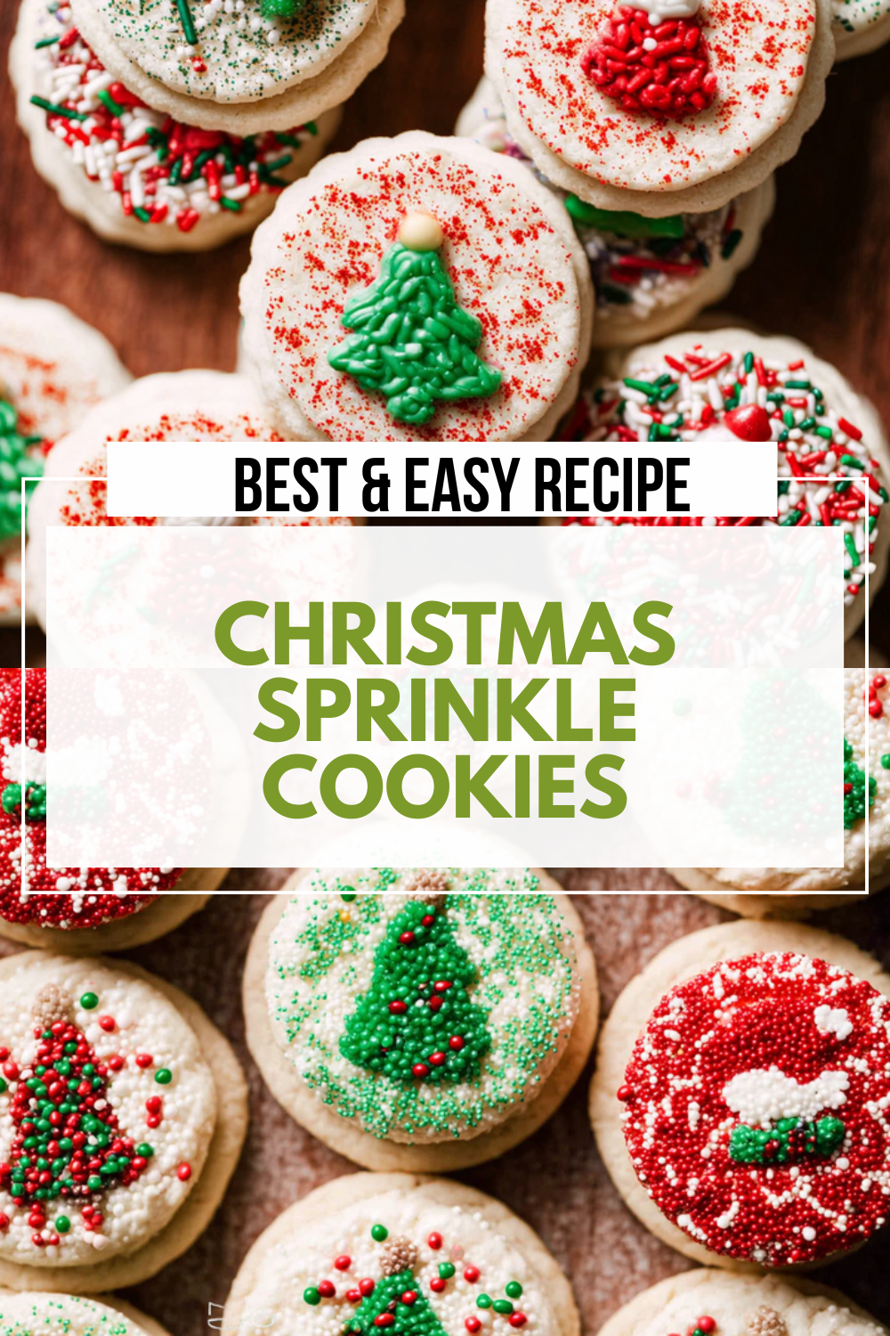 Christmas Sprinkle Cookies