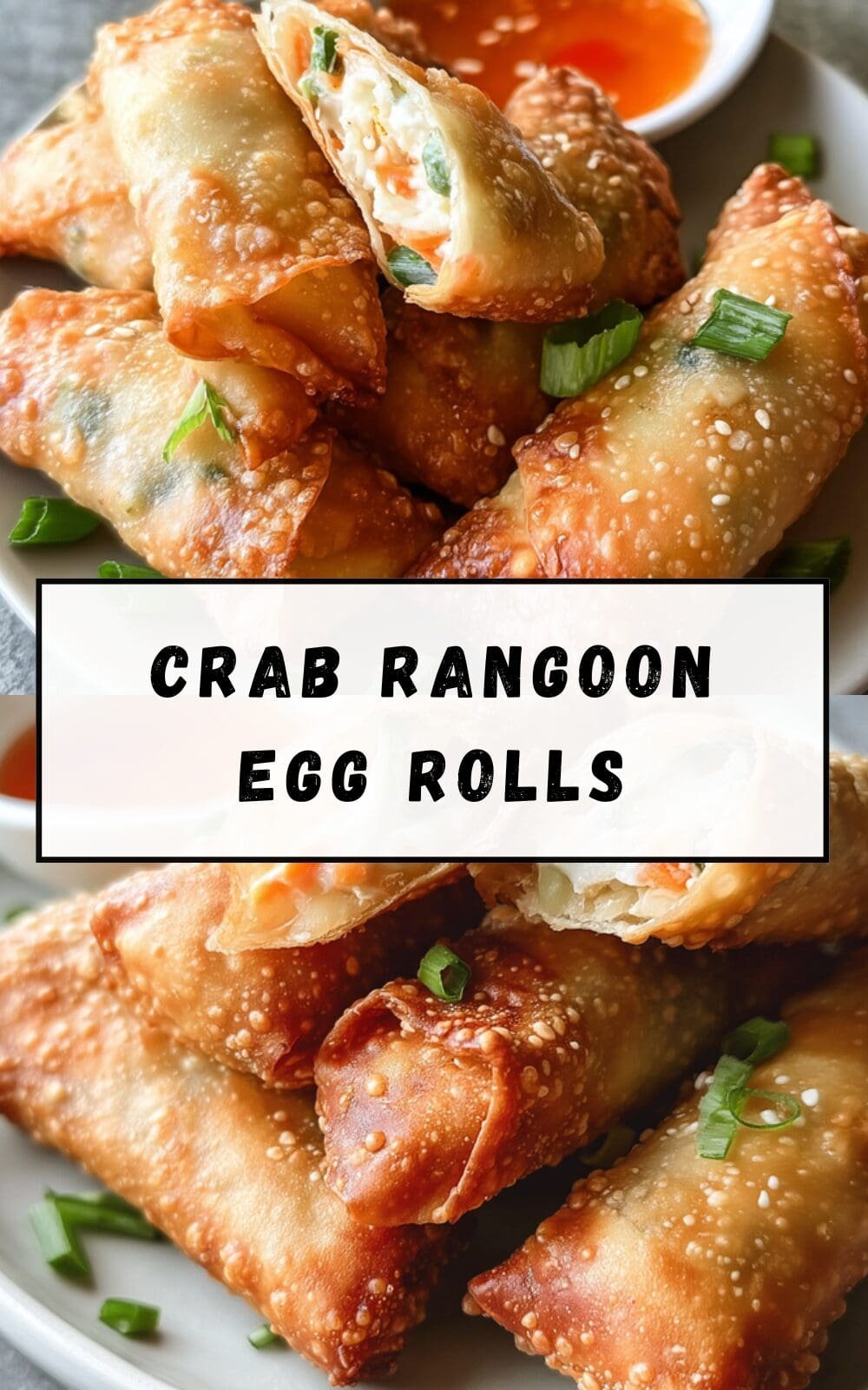 Crab Rangoon Egg Rolls